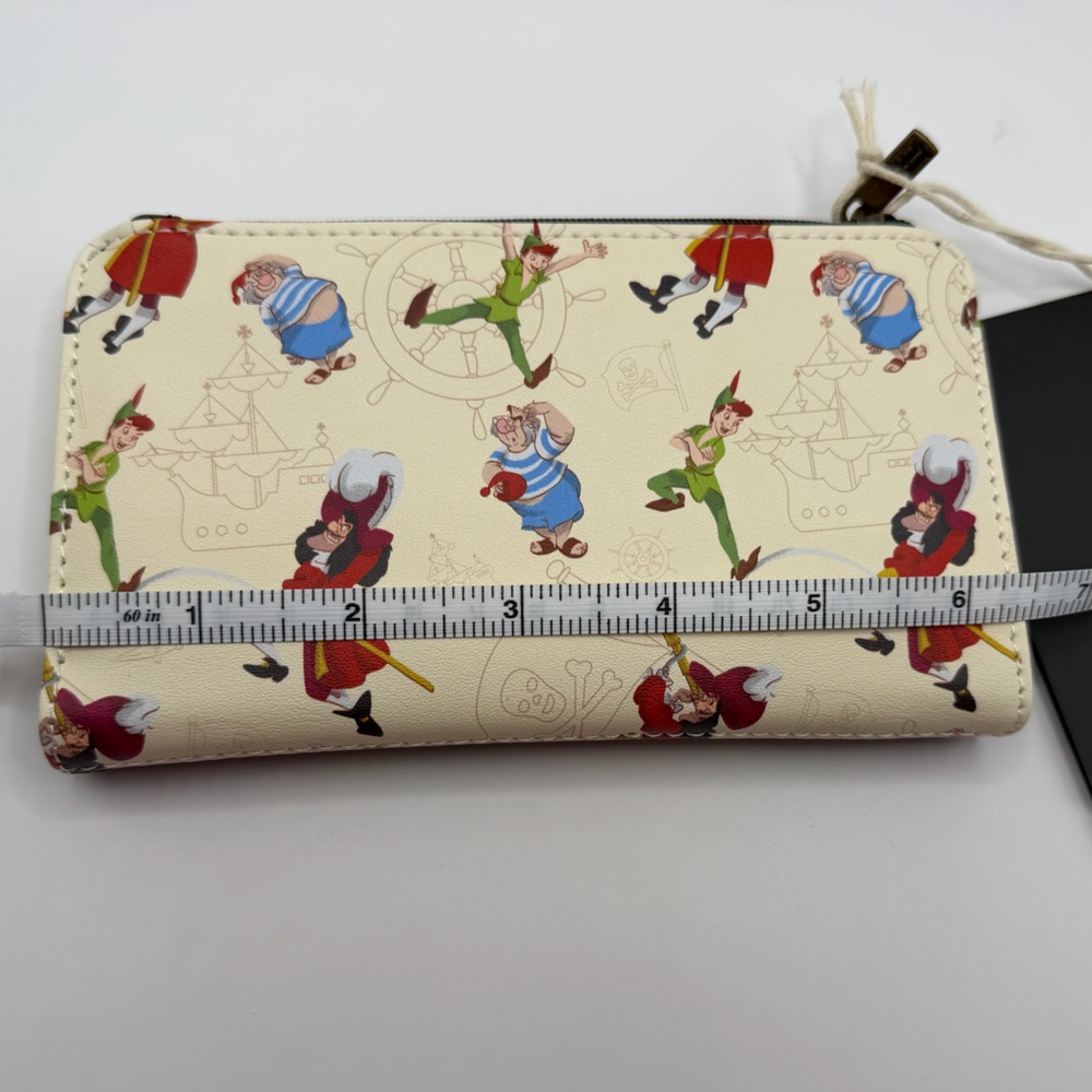 Loungefly Disney Captain Hook Peter Pan Pirate Wallet NWT - Picture 7 of 12